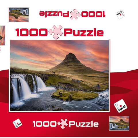 Magisches Island 1000 Puzzle Schachtel 3D Modell