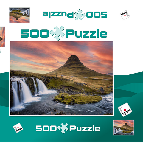 Magisches Island 500 Puzzle Schachtel 3D Modell