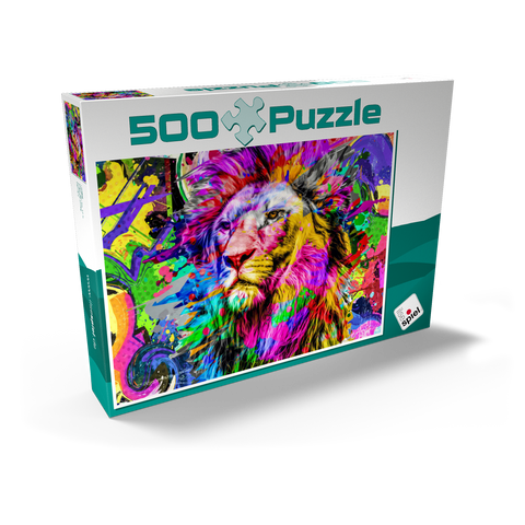 Fantastic lion 500 Puzzle Schachtel Ansicht2
