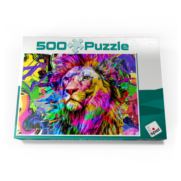 Fantastic lion 500 Puzzle Schachtel Ansicht3