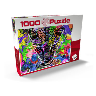Fantastic leopard 1000 Puzzle Schachtel Ansicht2