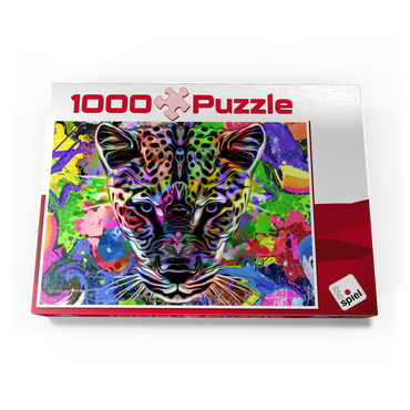 Fantastic leopard 1000 Puzzle Schachtel Ansicht3