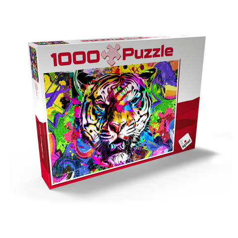 Fantastic tiger 1000 Puzzle Schachtel Ansicht2