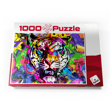 Fantastic tiger 1000 Puzzle Schachtel Ansicht3