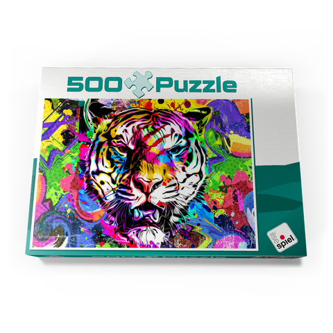 Fantastic tiger 500 Puzzle Schachtel Ansicht3