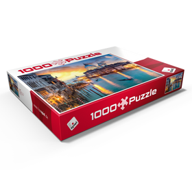 Darstellung des Puzzle Motivs Lagunentraum Venedig - Puzzleteile: 1000