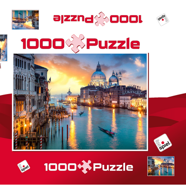 Lagunentraum Venedig 1000 Puzzle Schachtel 3D Modell