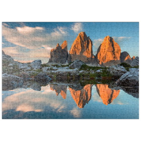 Darstellung des Puzzle-Motivs Die Drei Zinnen – Puzzleteile: 500