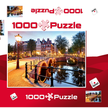 Ausflug nach Amsterdam 1000 Puzzle Schachtel 3D Modell