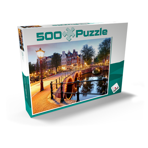 Ausflug nach Amsterdam 500 Puzzle Schachtel Ansicht2