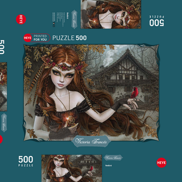 Redbird - Victoria Francés 500 Puzzle Schachtel 3D Modell