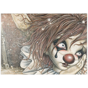 Darstellung des Puzzle-Motivs Red Nose - Victoria Francés - Misty Circus – Puzzleteile: 1000