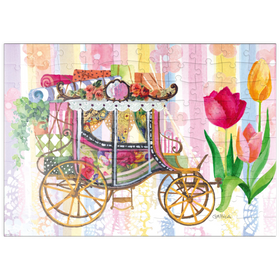 Darstellung des Puzzle Motivs Carriage - Gabila - Lovely Times - Puzzleteile: 100