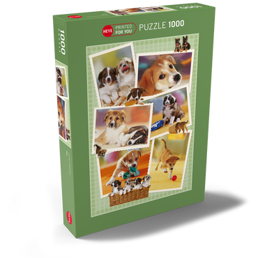 Dogs - Monika Wegner - Little Friends 1000 Puzzle Schachtel Ansicht2