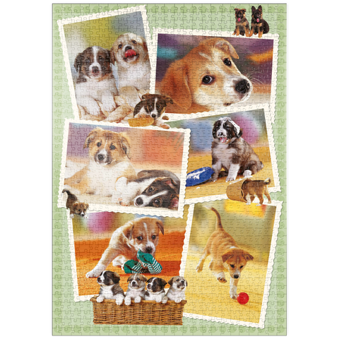 puzzleplate Dogs - Monika Wegner - Little Friends 1000 Puzzle