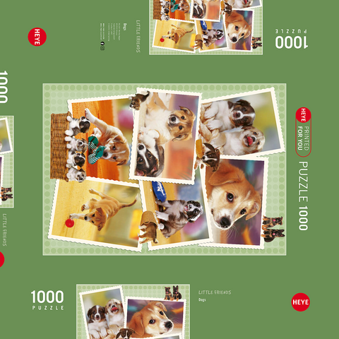 Dogs - Monika Wegner - Little Friends 1000 Puzzle Schachtel 3D Modell