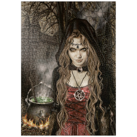 Darstellung des Puzzle Motivs Witch - Victoria Francés - Favole - Puzzleteile: 1000