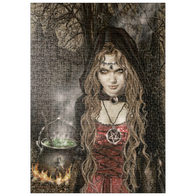Darstellung des Puzzle-Motivs Witch - Victoria Francés - Favole – Puzzleteile: 500