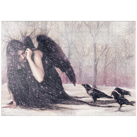 Darstellung des Puzzle Motivs Raven - Victoria Francés - Favole - Puzzleteile: 1000