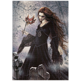 Darstellung des Puzzle-Motivs Black - Victoria Francés - Favole – Puzzleteile: 1000