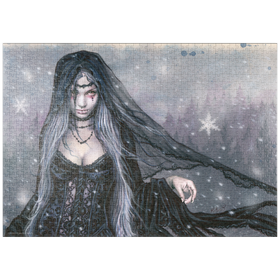 Darstellung des Puzzle Motivs Snowflake - Victoria Francés - Favole - Puzzleteile: 1000