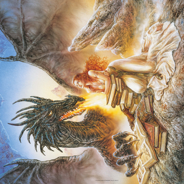 Firebreath - Luis Royo - Fantasies 1000 Puzzle 3D Modell