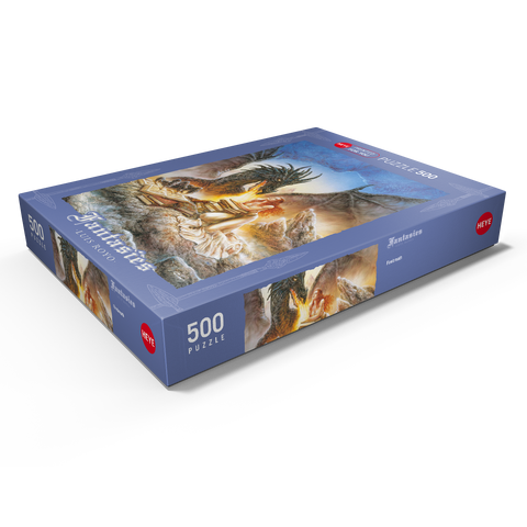 Firebreath - Luis Royo - Fantasies 500 Puzzle Schachtel Ansicht1