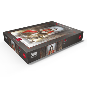 Darstellung des Puzzle Motivs Stairs - Luis Royo - Dead Moon - Puzzleteile: 500