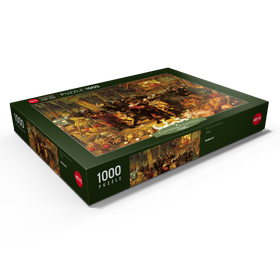 Darstellung des Puzzle Motivs Rembrandt - Michael Ryba - Cartoon Classics - Puzzleteile: 1000