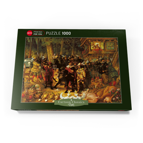 Rembrandt - Michael Ryba - Cartoon Classics 1000 Puzzle Schachtel Ansicht3