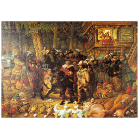 Darstellung des Puzzle-Motivs Rembrandt - Michael Ryba - Cartoon Classics – Puzzleteile: 1000