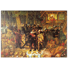 Darstellung des Puzzle Motivs Rembrandt - Michael Ryba - Cartoon Classics - Puzzleteile: 500