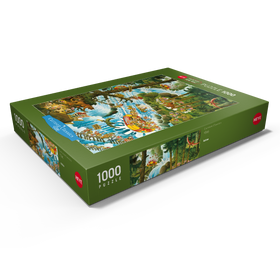 Darstellung des Puzzle Motivs Action - Michael Ryba - Cartoon Classics - Puzzleteile: 1000