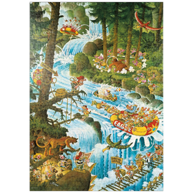 Darstellung des Puzzle Motivs Action - Michael Ryba - Cartoon Classics - Puzzleteile: 1000