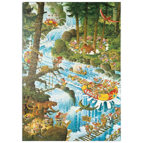 Darstellung des Puzzle-Motivs Action - Michael Ryba - Cartoon Classics – Puzzleteile: 500