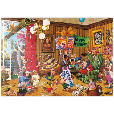 puzzleplate Birthday - Jean-Jacques Loup - Cartoon Classics 1000 Puzzle