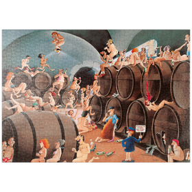 Darstellung des Puzzle-Motivs Vino - Blachon - Cartoon Classics – Puzzleteile: 1000