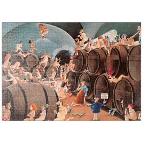 Darstellung des Puzzle-Motivs Vino - Blachon - Cartoon Classics – Puzzleteile: 500