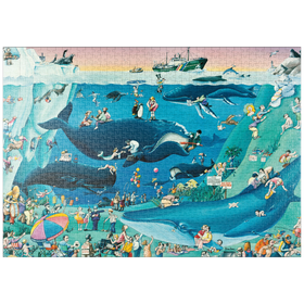 Darstellung des Puzzle-Motivs Ocean - Blachon - Cartoon Classics – Puzzleteile: 1000