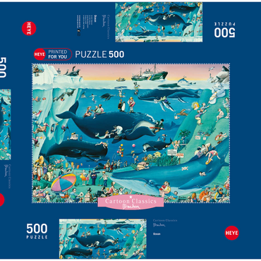 Ocean 500 Puzzle Schachtel 3D Modell