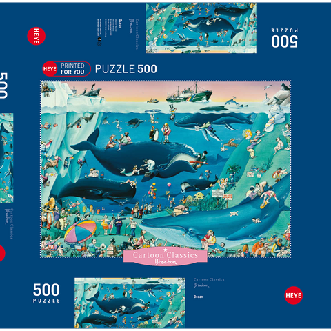 Ocean 500 Puzzle Schachtel 3D Modell