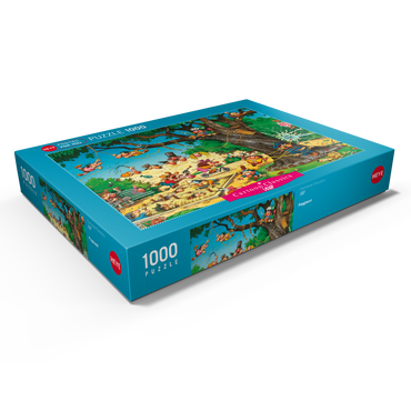 Playground - Jean-Jacques Loup - Cartoon Classics 1000 Puzzle Schachtel Ansicht1