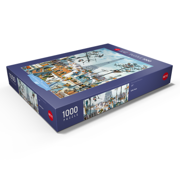 Eiffel Tower - Jean-Jacques Loup - Cartoon Classics 1000 Puzzle Schachtel Ansicht1