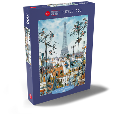 Eiffel Tower - Jean-Jacques Loup - Cartoon Classics 1000 Puzzle Schachtel Ansicht2