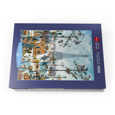 Eiffel Tower - Jean-Jacques Loup - Cartoon Classics 1000 Puzzle Schachtel Ansicht3