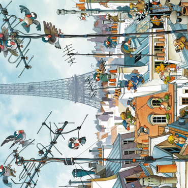 Eiffel Tower - Jean-Jacques Loup - Cartoon Classics 1000 Puzzle 3D Modell