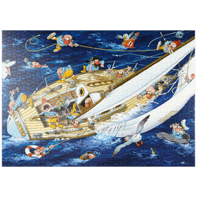 Darstellung des Puzzle Motivs Sailors - Jean-Jacques Loup - Cartoon Classics - Puzzleteile: 1000