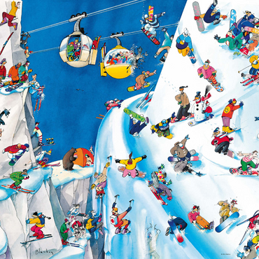 Snowboards - Blachon - Cartoon Classics 1000 Puzzle 3D Modell