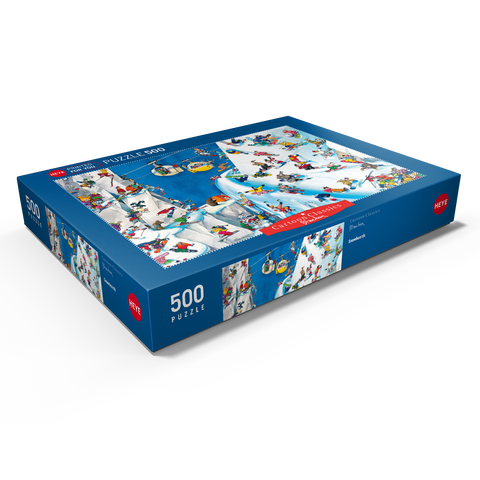 Snowboards 500 Puzzle Schachtel Ansicht1