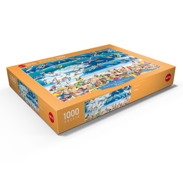 Surfing - Blachon - Cartoon Classics 1000 Puzzle Schachtel Ansicht1